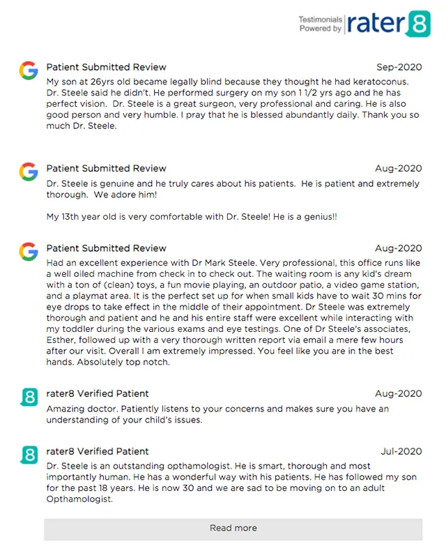 Showcase Patient Reviews on Your Website​