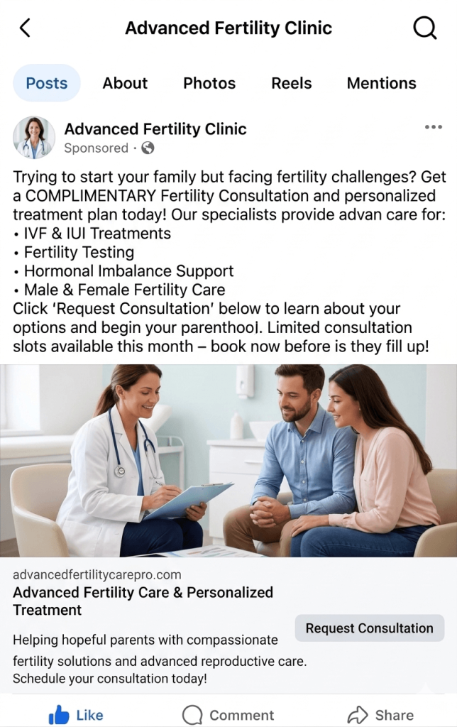 IVF Social Media Marketing