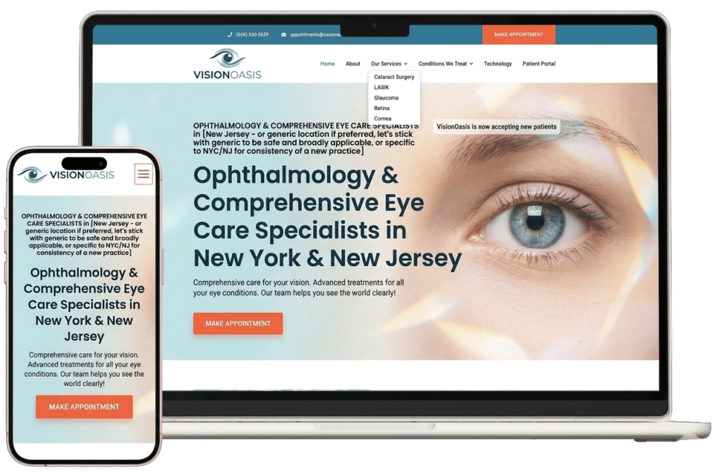 Ophthalmology Web Design