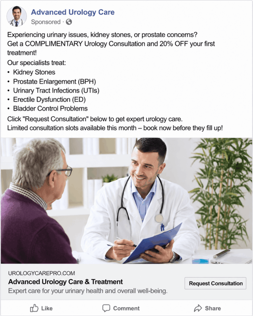 Urology Social Media Marketing​