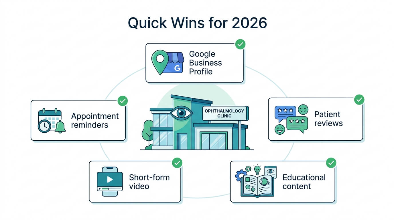 Quick-Win Ophthalmology Marketing Ideas for 2026