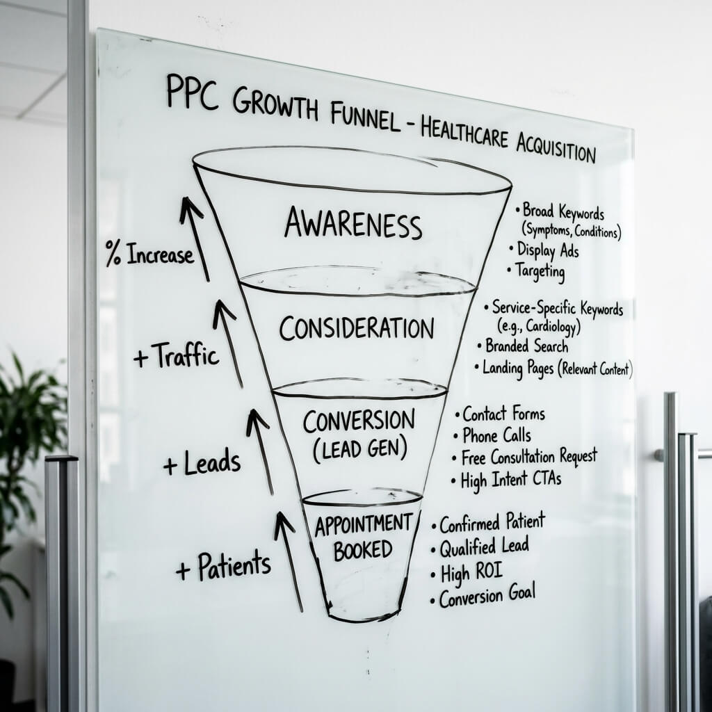 Scalable PPC for Growing Healthcare PE Firms