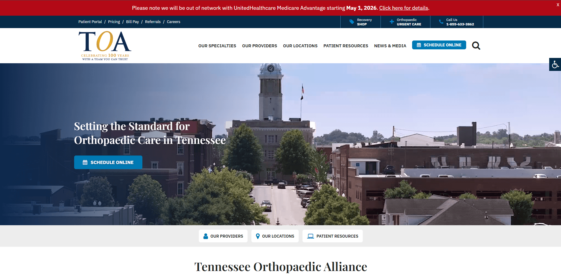 Tennessee Orthopaedic Alliance (TOA)