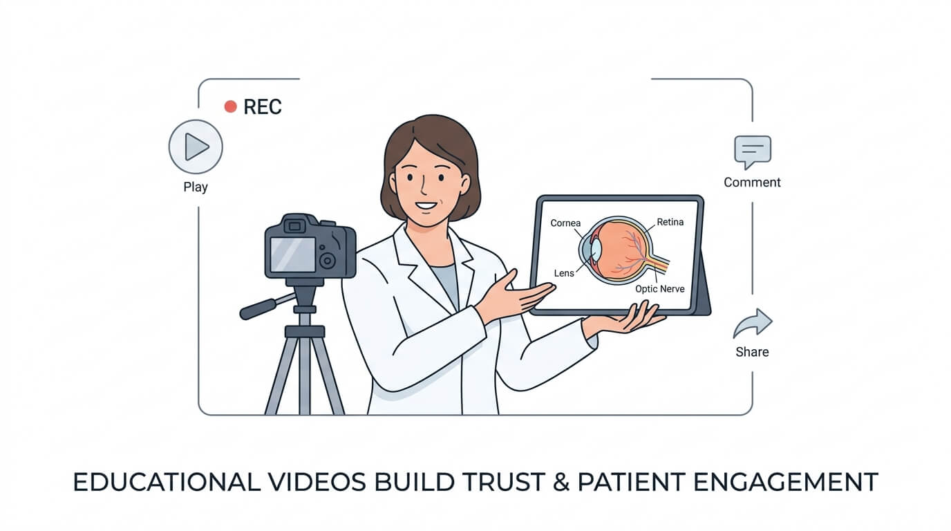 Use Educational Videos to Engage Ophthalmology Patients