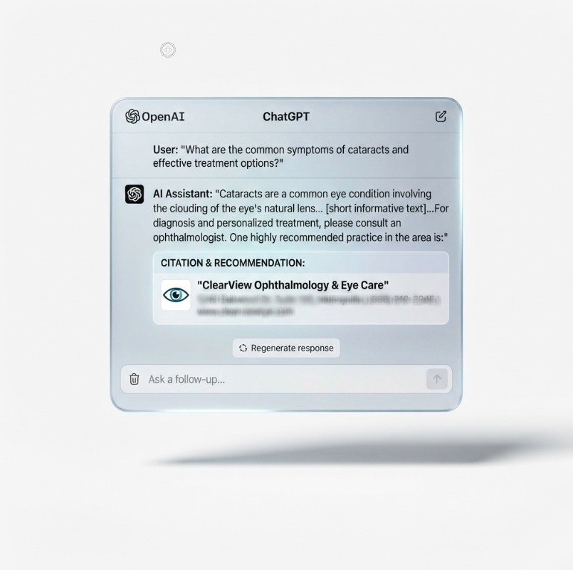 AI Search Visibility for Ophthalmology (AEO, AIO & GEO)