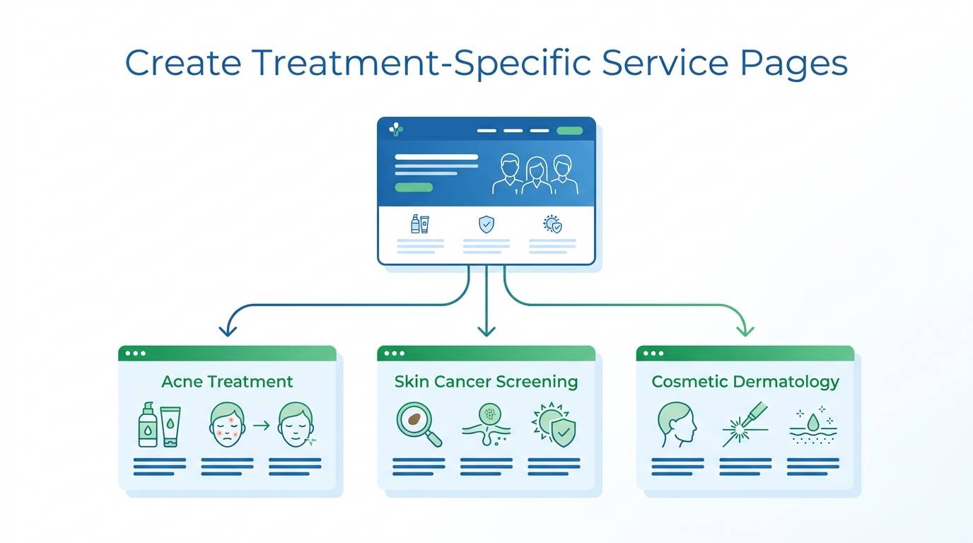Create Treatment-Specific Service Pages
