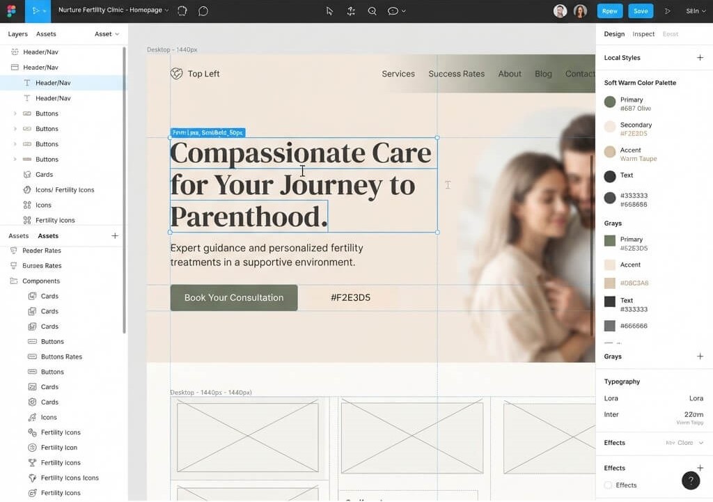 Fertility Clinic Website Design and Development for IVF Practices
