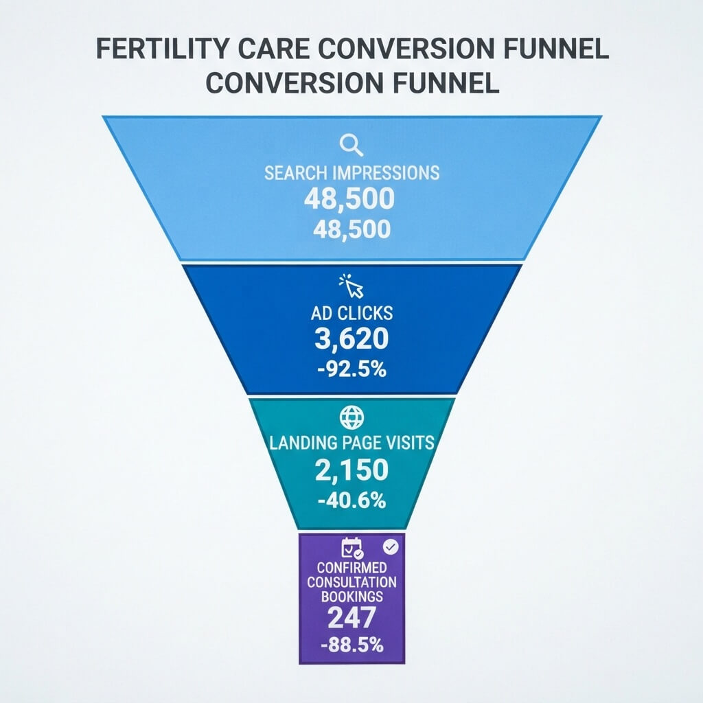 How Fertility Google Ads Turns Search Intent Into Booked Consultations