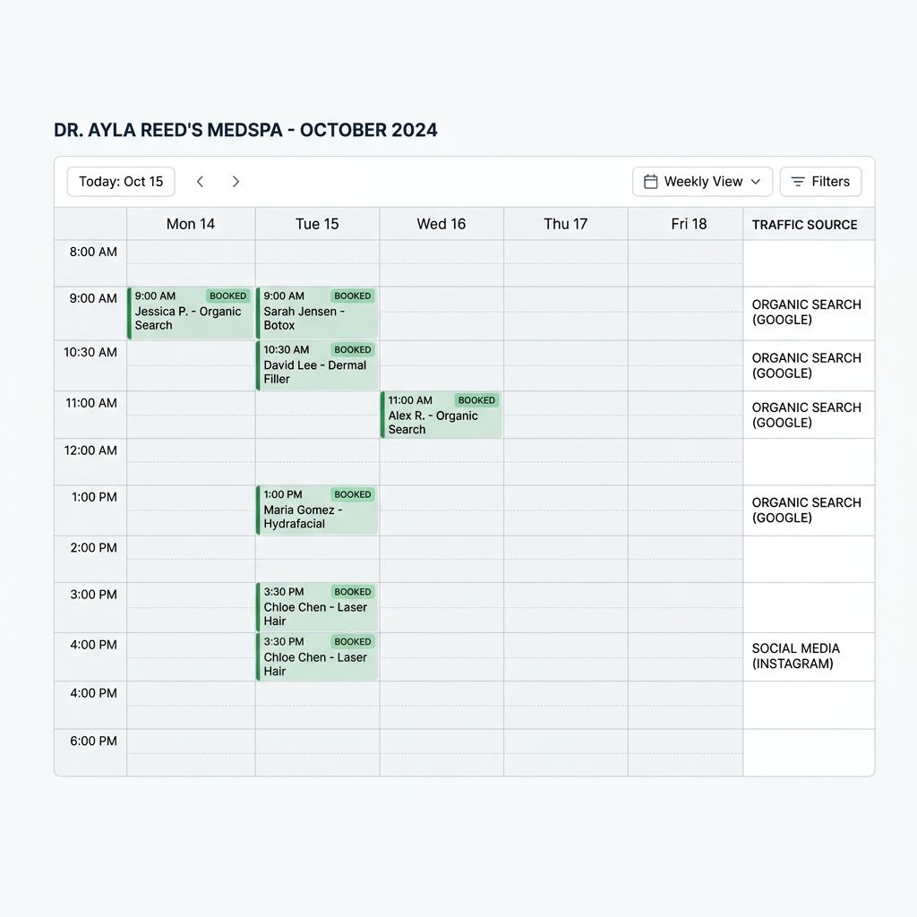 How Med Spa SEO Turns Searches into Bookings