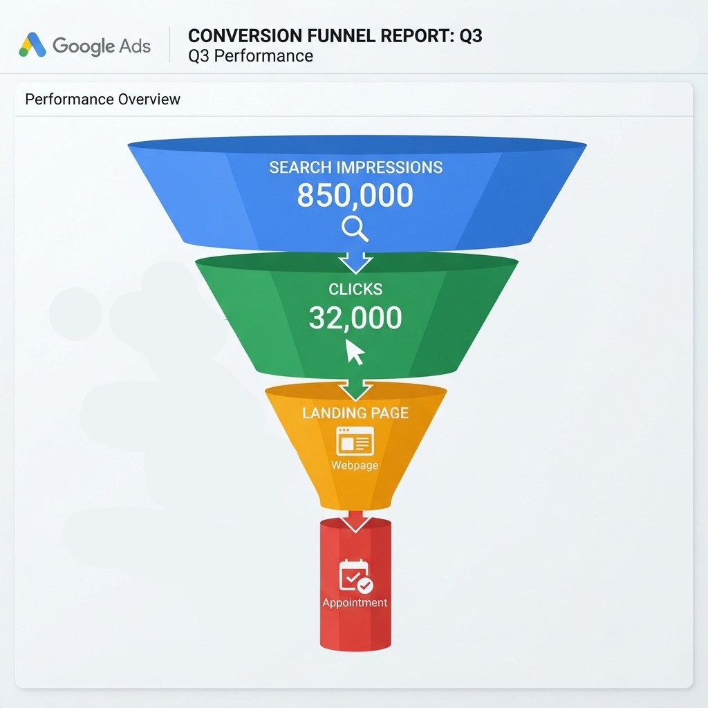 How Ophthalmology Google Ads Turns Search Intent Into Booked Consultations