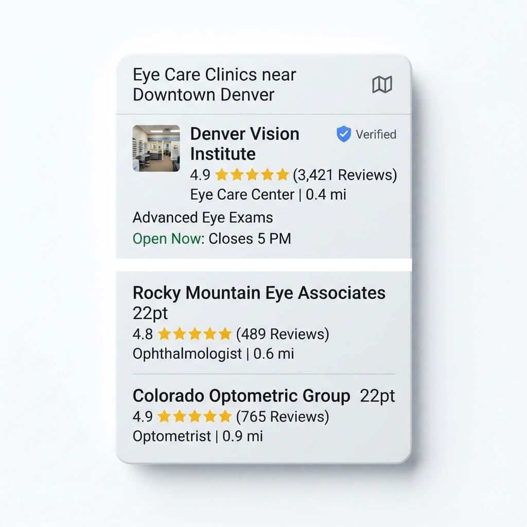 Ophthalmology SEO Agency That Helps Eye Care Practices Grow
