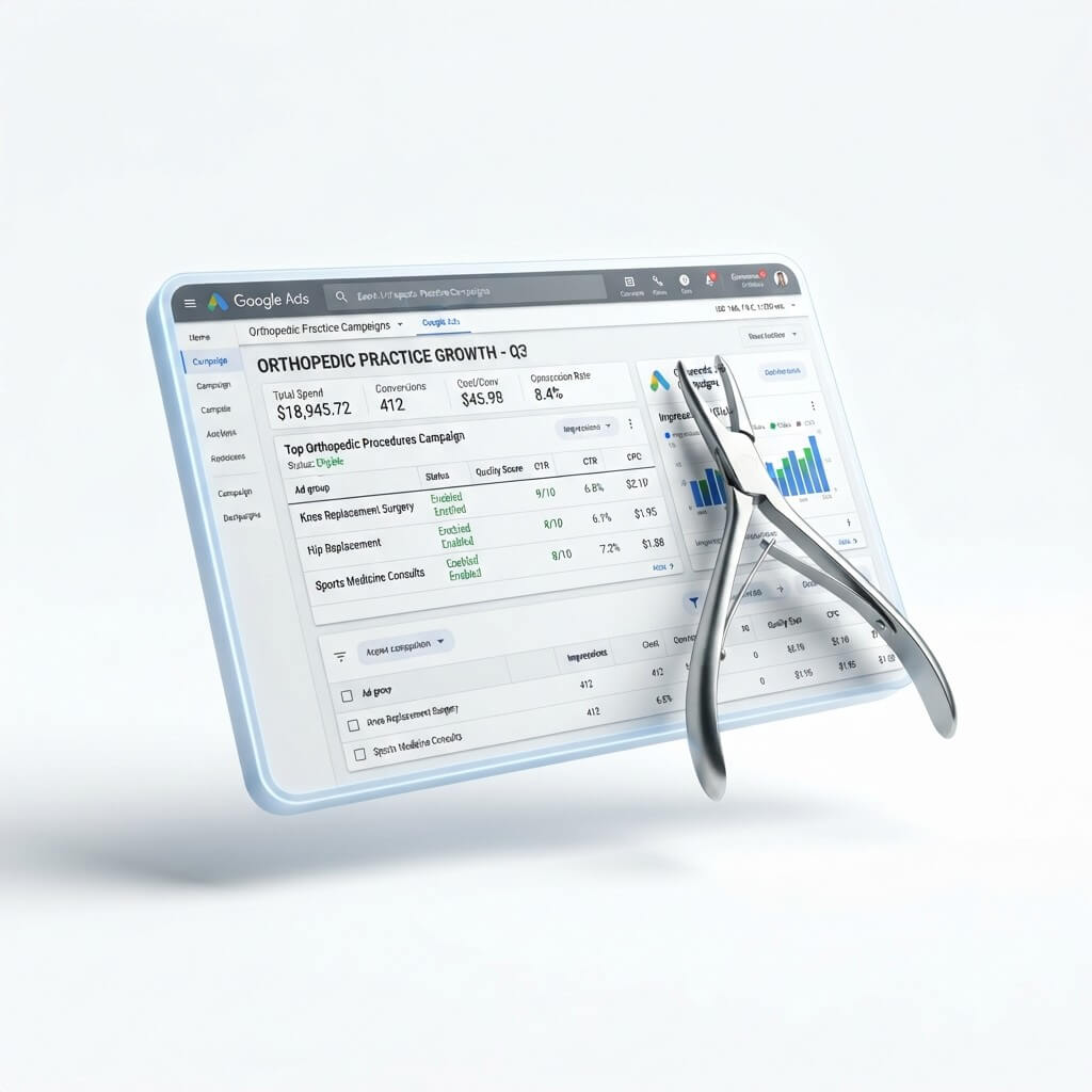 Orthopedic Google Ads & PPC Agency