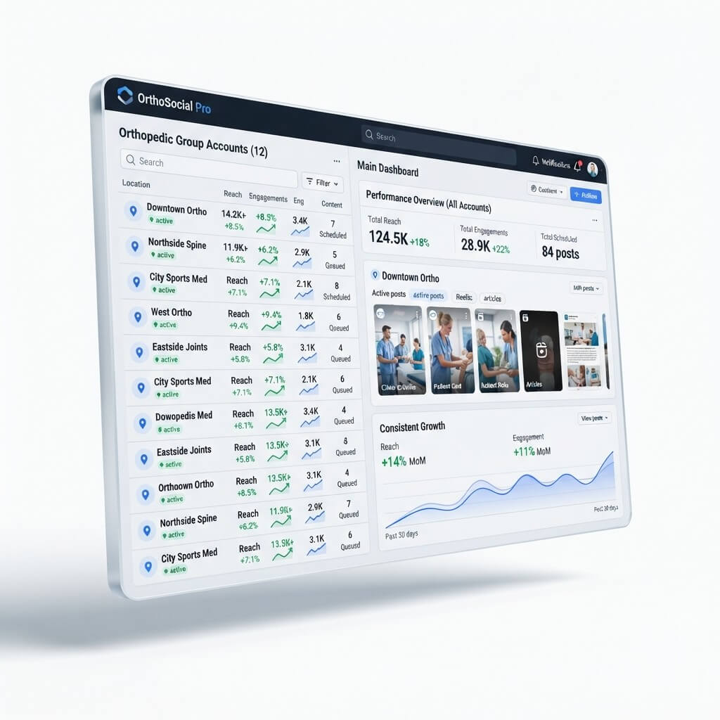 Scalable Social Media Marketing for Growing Orthopedic Practices
