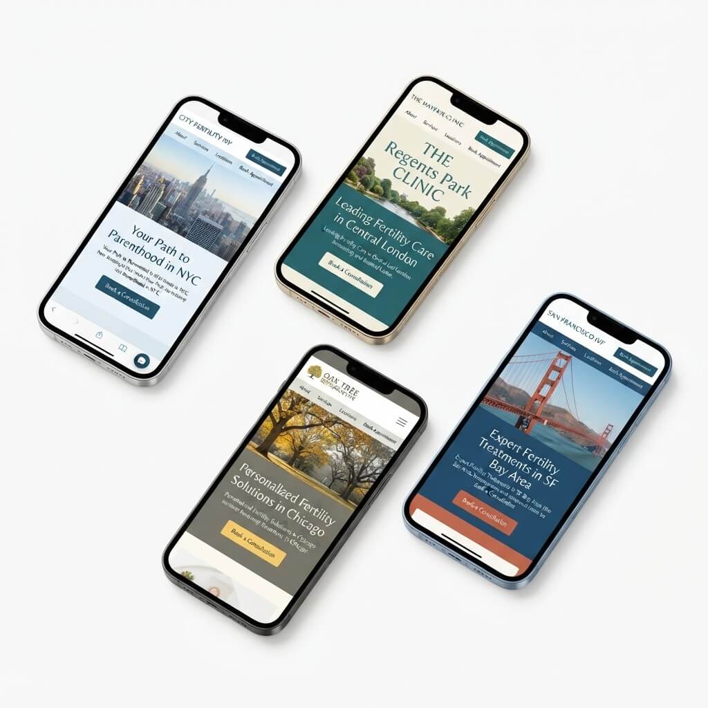 Scalable Website Design for Growing Fertility Clinics and Multi-Location Groups