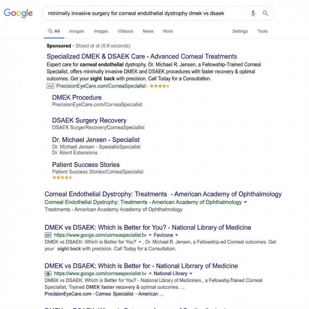 Why Google Ads for Ophthalmology Requires Specialist Management