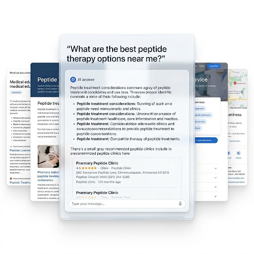 AI Search and Generative Engine Optimization for Peptide Clinics