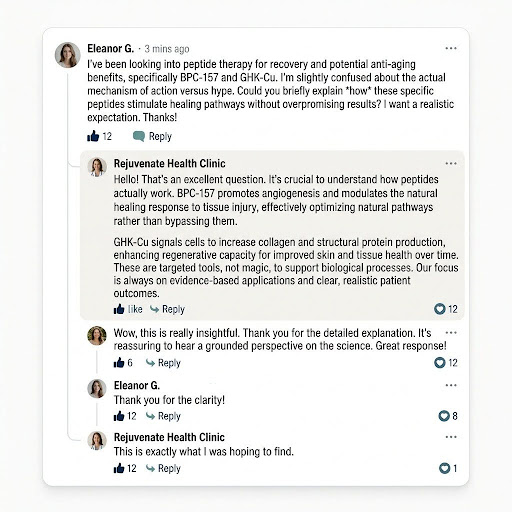 Peptide Clinic Community Management