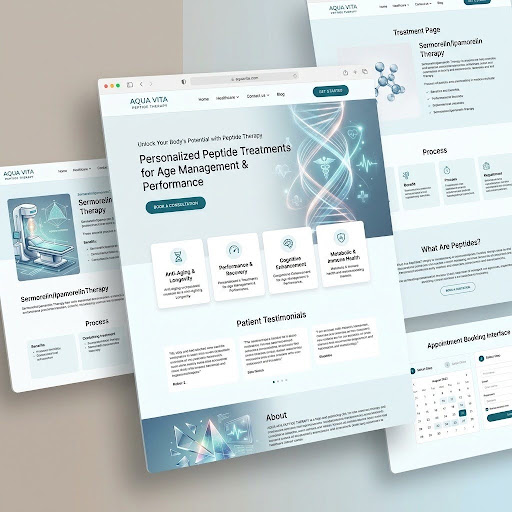 Peptide Website Design Development That Helps Your Practice Grow