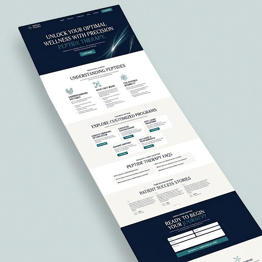 Peptide Website Design That Supports Every Stage of the Patient Journey