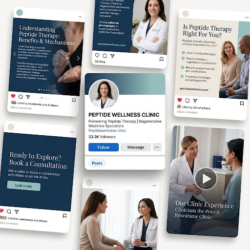 Reliable Peptide Therapy Social Media Marketing