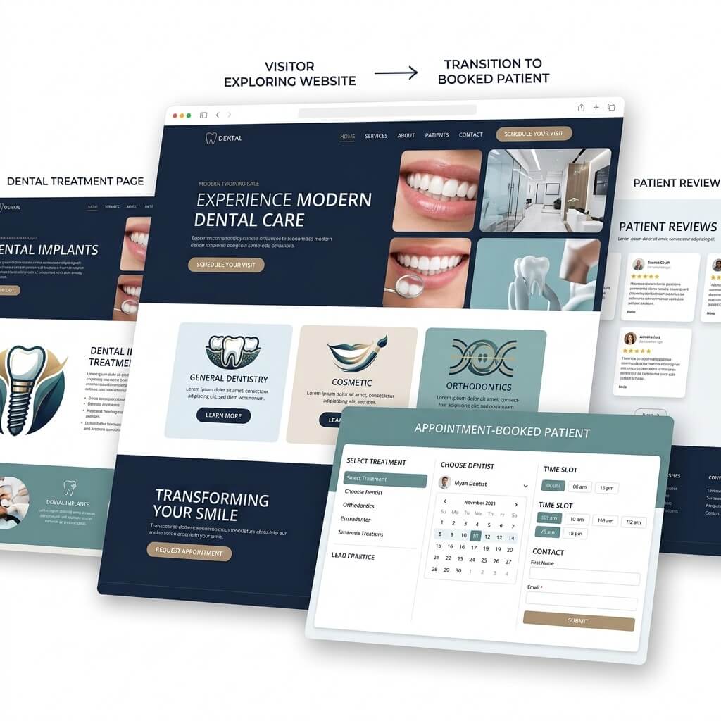 Dental Website Design Built to Turn Visitors Into Patients​